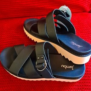 Black Jambu sandals
